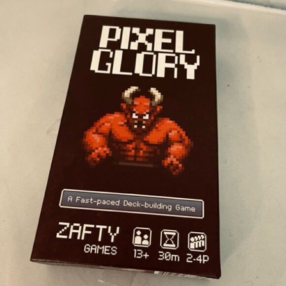 Pixel Glory Zafty Card game strategy Complete In Box Excellent - All cards are s - Picture 1 of 5